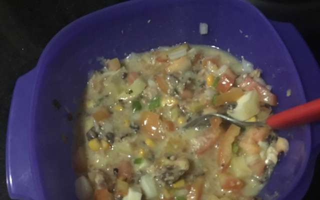 Omelete de sardinha da Anne