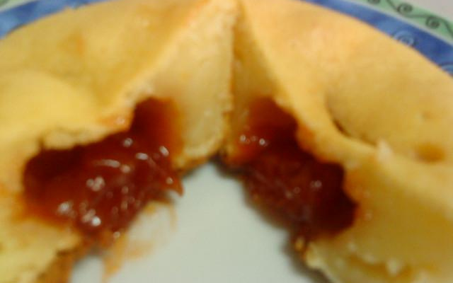 Cupcake Romeu e Julieta - Pão de queijo com goiabada