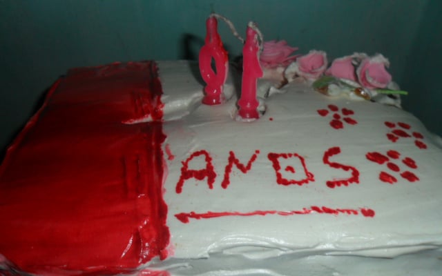 Bolo de Banana com recheio de Nutella