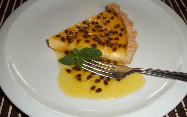 Torta mousse de maracujá