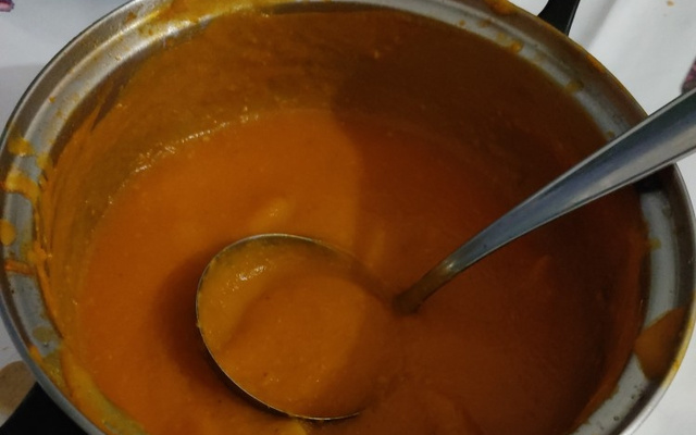 Sopa de legumes com jerimum (abóbora)