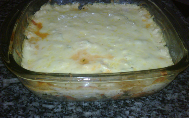 Camarão ao creme de leite