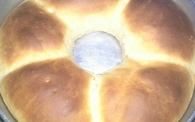 Pão caseiro simples