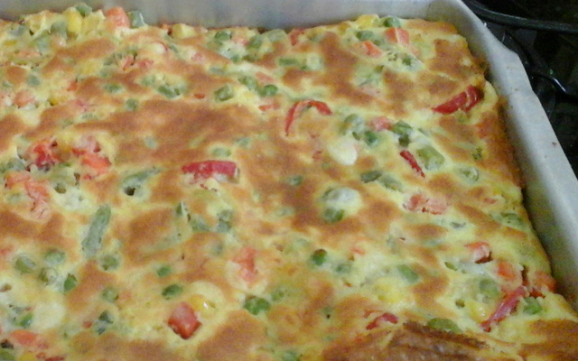 Omelete assada