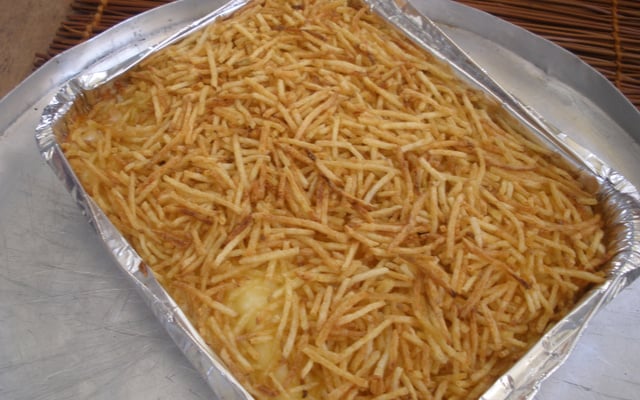 Galinha escabelada tradicional