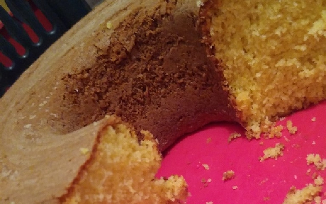 Bolo de fubá fofinho