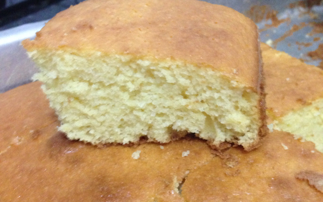 Bolo de creme de milho