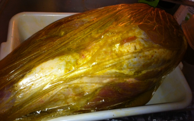 Pernil suíno inteiro (no forno convencional)