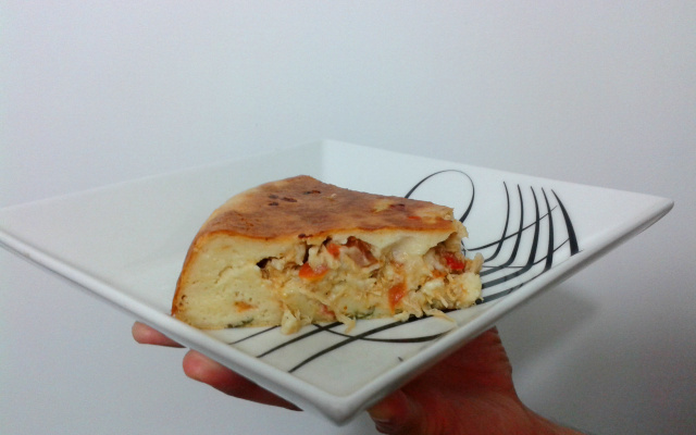 Torta cremosa de frango