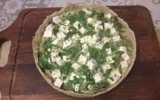 Quiche de batata doce