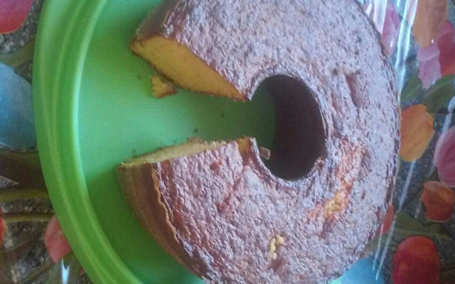 Bolo de milharina da D. Ilza