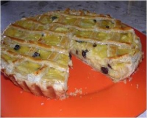 Torta de maçã e laranja