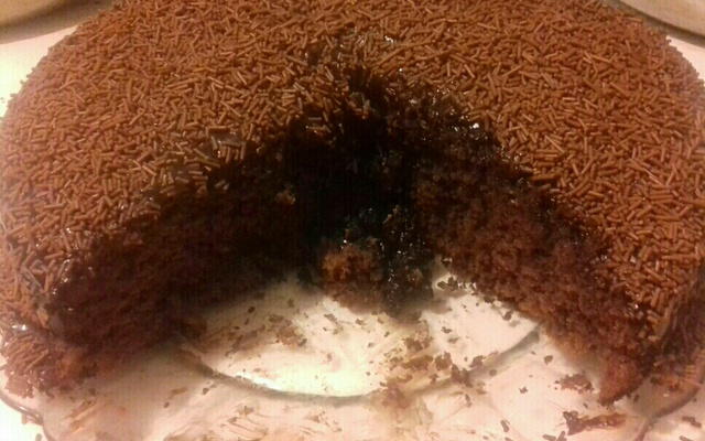 Cobertura de chocolate cremosa