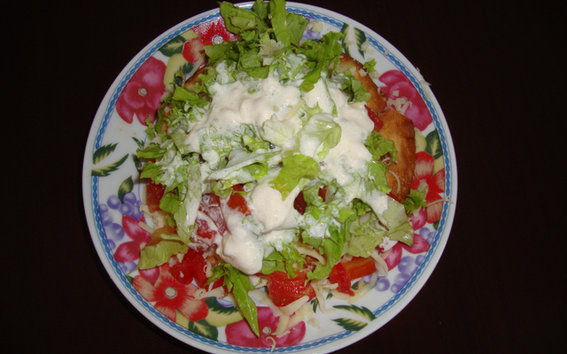 Taco Americano com massa de pastel