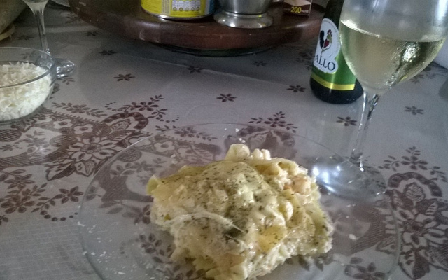 Lasanha de Frutos do mar - molho branco especial