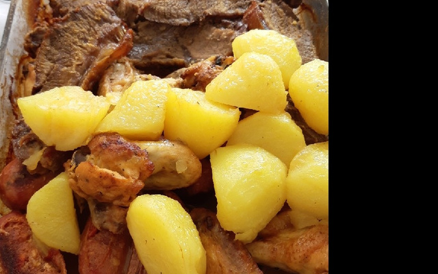 Churrasco expresso feito no forno