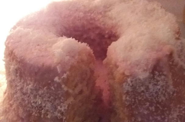 Bolo de iogurte de morango