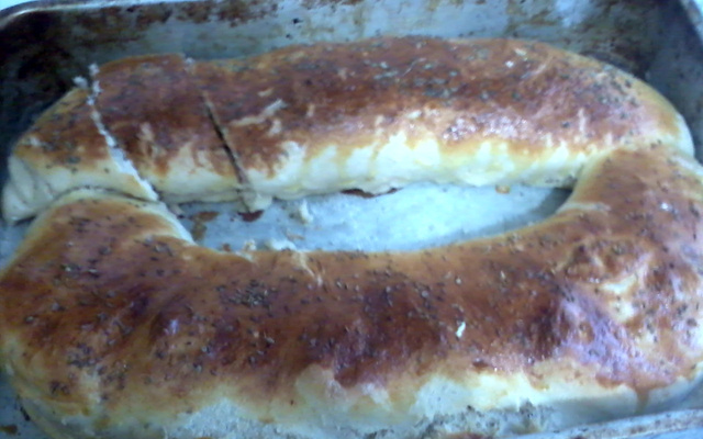 Pão de lingüiça delicioso