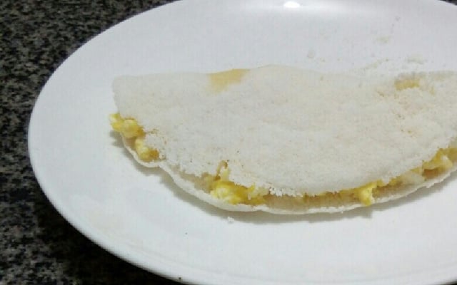 Tapioca com ovo