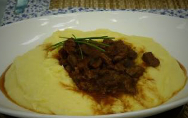Polenta de micro-ondas