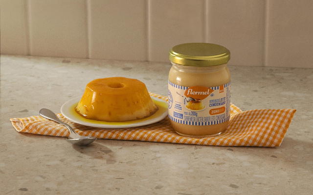 Pudim de leite condensado saudável