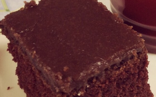 Bolo de chocolate - peteleco