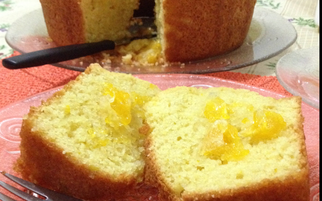 Bolo de laranja de liquidificador