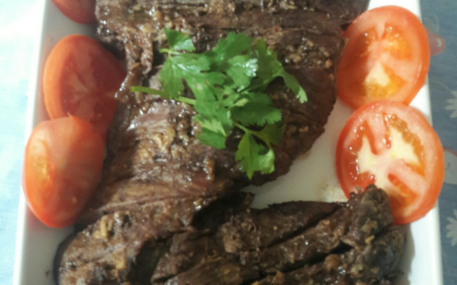 Capa de contra filé no forno