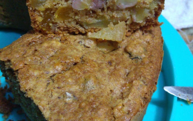 Bolo de frutas sem açúcar