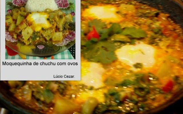 Moquequinha de chuchu com ovos