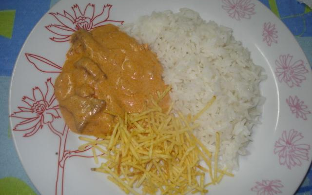 Estrogonofe de filé para duas pessoas