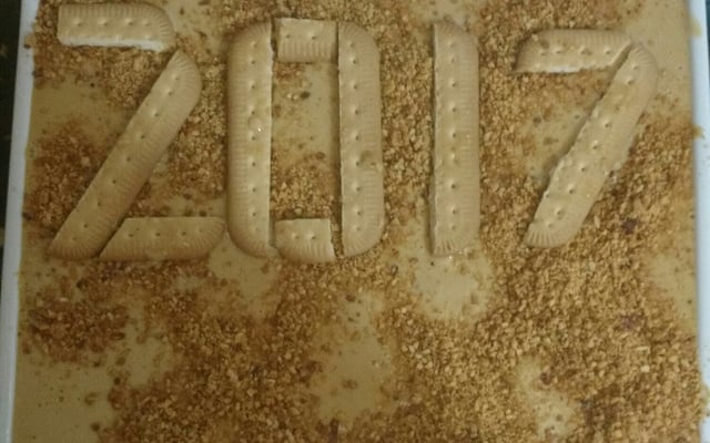 Pavê de doce de leite com amendoim