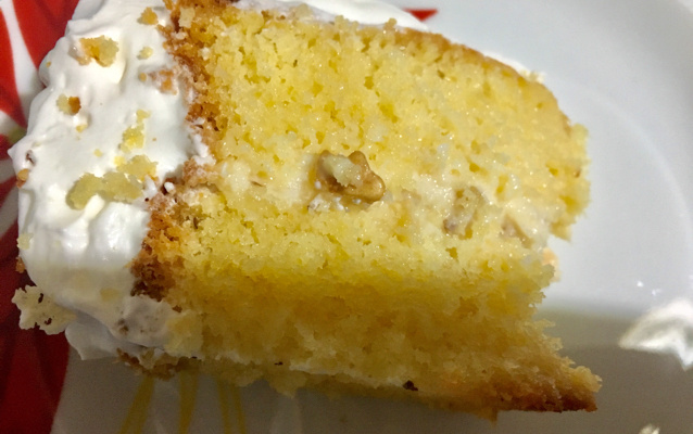 Bolo de nozes para aniversário