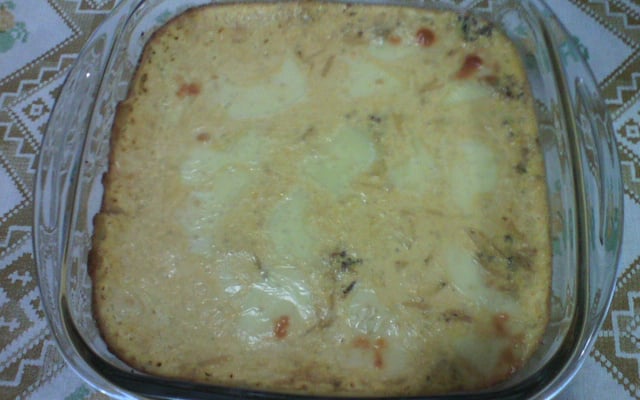 Fricassê de carne moída com requeijão