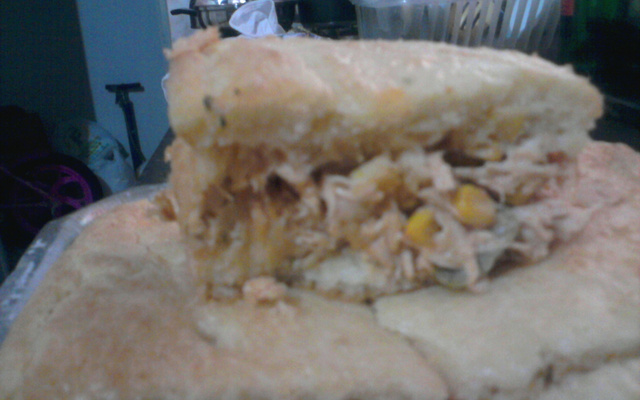 Torta de frango cremosa