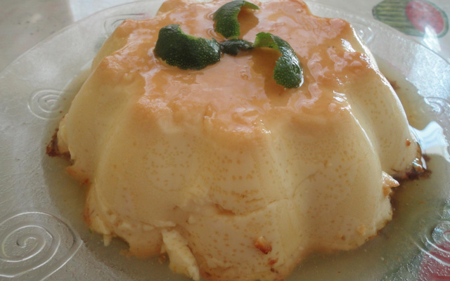 Pudim de Leite com Limão