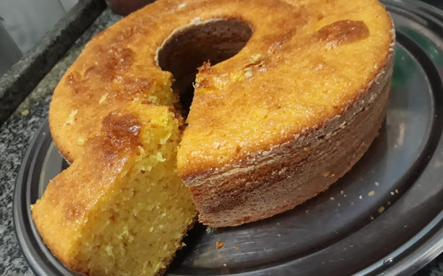 Bolo de milho de liquidificador super simples