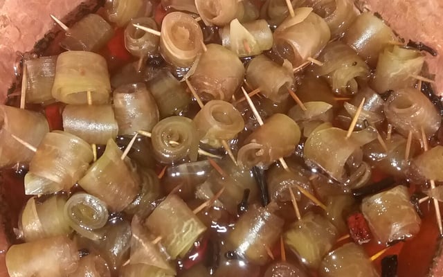 Doce de mamão verde em cubinhos