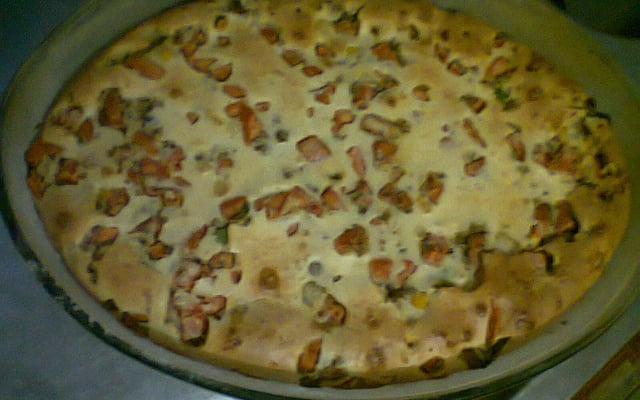 Torta salgada de sardinha