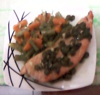 Salmão com alcaparras - By Danilo