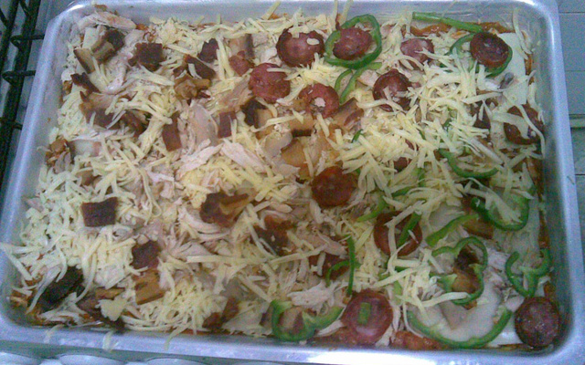 Pizza da vovó Lourdes