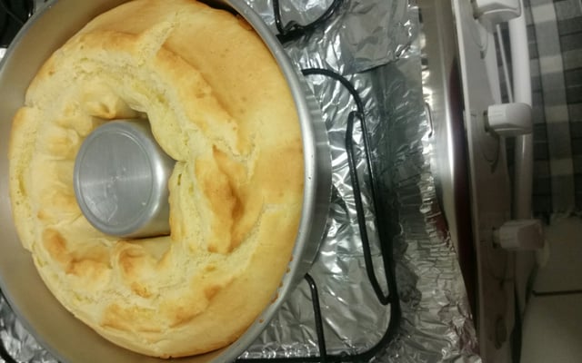 Bolo de goma com queijo fofinho