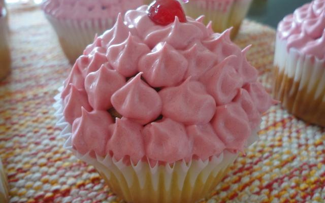 Cupcake de laranja delicioso