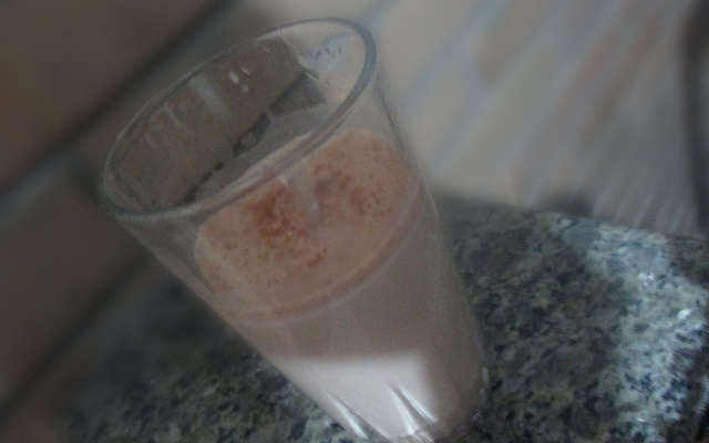 Chocolate gelado cremoso