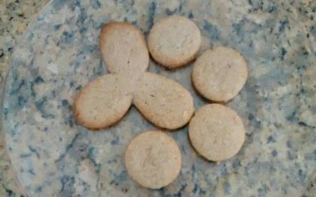 Biscoito de gengibre com açúcar mascavo