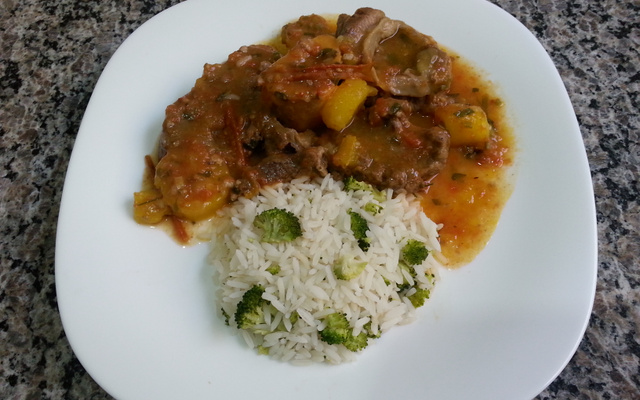 Ossobuco autêntico e suculento