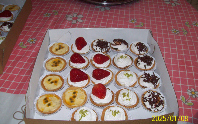 Minitortinhas de frutas