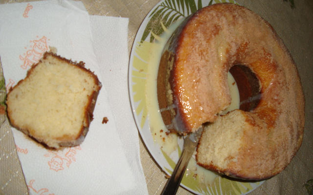 Bolo de iogurte de ameixa