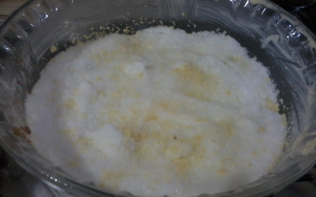 Souflé de chuchu com carne moída