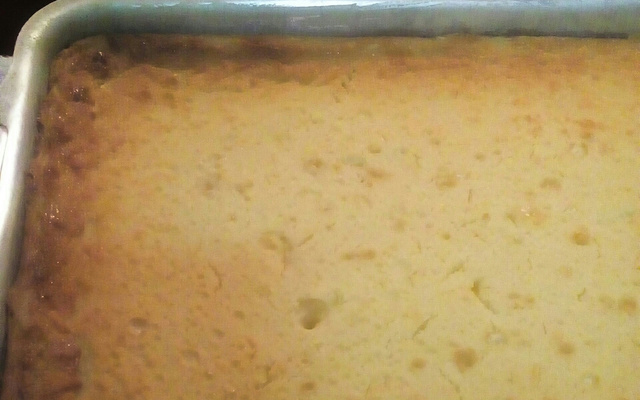 Bolo cremoso de aipim